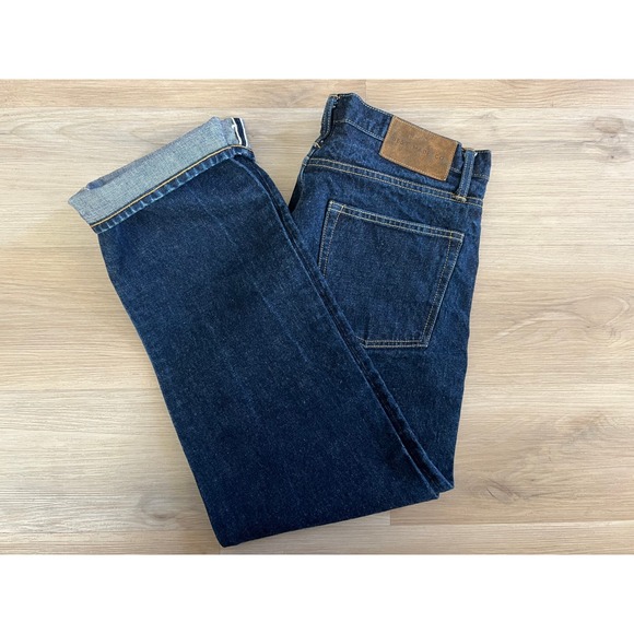 Classic Streetwear Style Selvedge Dark Denim Jeans Size 33W - Best Made Co.